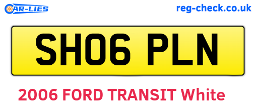 SH06PLN are the vehicle registration plates.