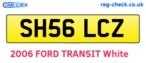 SH56LCZ are the vehicle registration plates.