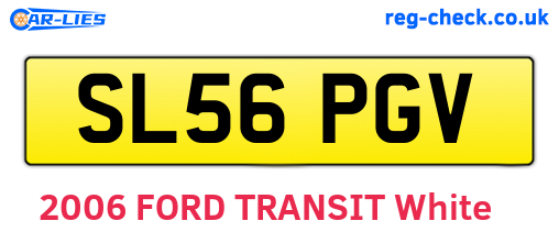 SL56PGV are the vehicle registration plates.