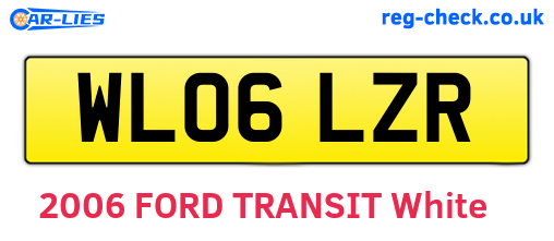 WL06LZR are the vehicle registration plates.