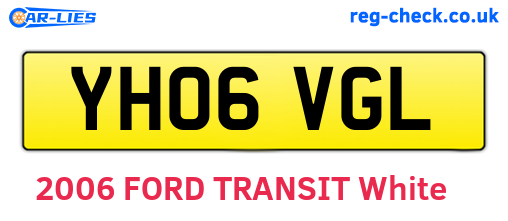 YH06VGL are the vehicle registration plates.