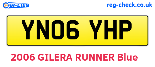 YN06YHP are the vehicle registration plates.