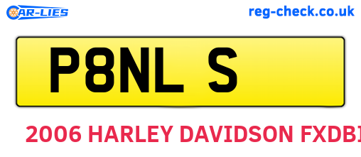 P8NLS are the vehicle registration plates.