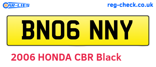 BN06NNY are the vehicle registration plates.