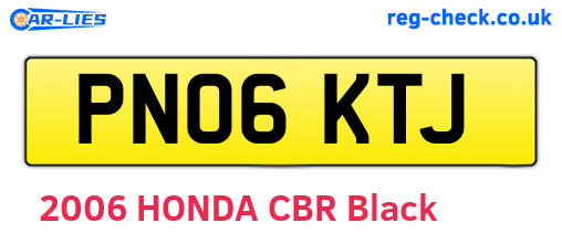 PN06KTJ are the vehicle registration plates.