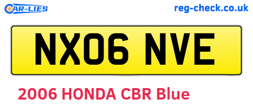 NX06NVE are the vehicle registration plates.