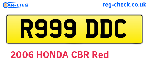 R999DDC are the vehicle registration plates.