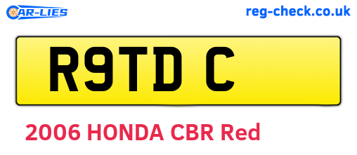 R9TDC are the vehicle registration plates.
