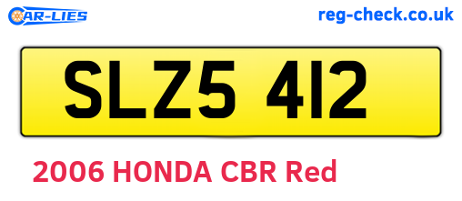 SLZ5412 are the vehicle registration plates.