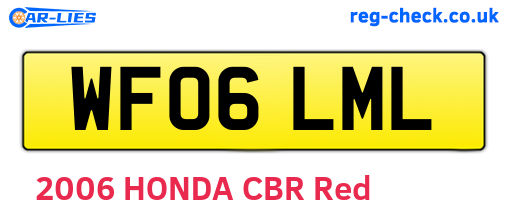 WF06LML are the vehicle registration plates.