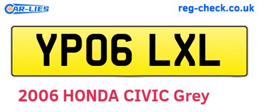 YP06LXL are the vehicle registration plates.