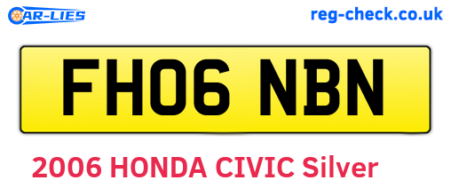 FH06NBN are the vehicle registration plates.