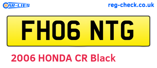 FH06NTG are the vehicle registration plates.