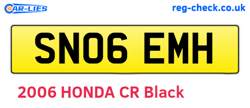 SN06EMH are the vehicle registration plates.