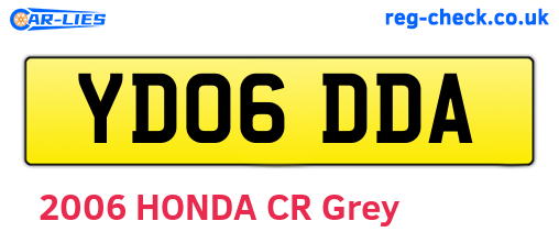 YD06DDA are the vehicle registration plates.