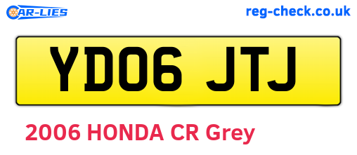 YD06JTJ are the vehicle registration plates.