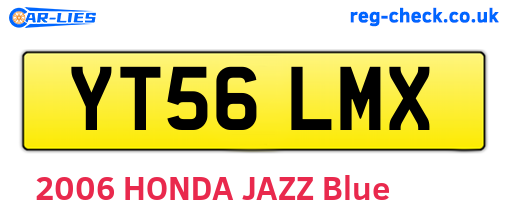 YT56LMX are the vehicle registration plates.