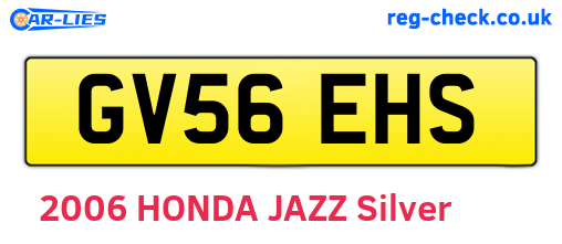 GV56EHS are the vehicle registration plates.