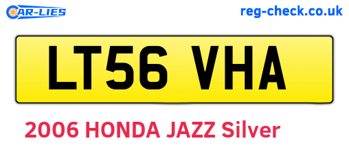 LT56VHA are the vehicle registration plates.