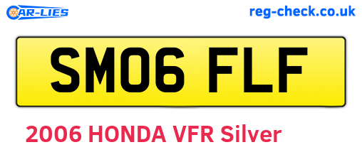 SM06FLF are the vehicle registration plates.
