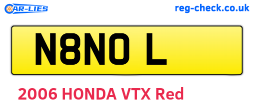 N8NOL are the vehicle registration plates.