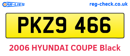 PKZ9466 are the vehicle registration plates.