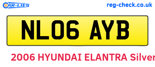 NL06AYB are the vehicle registration plates.