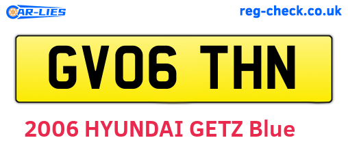 GV06THN are the vehicle registration plates.