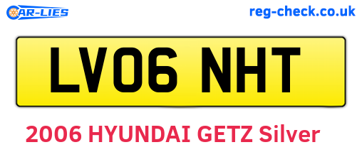 LV06NHT are the vehicle registration plates.