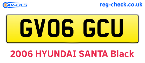 GV06GCU are the vehicle registration plates.
