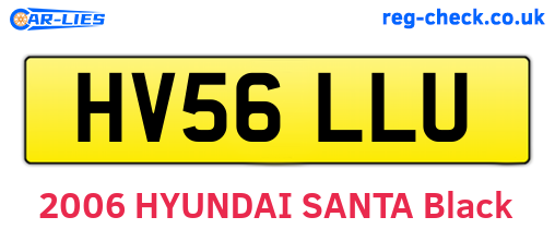 HV56LLU are the vehicle registration plates.