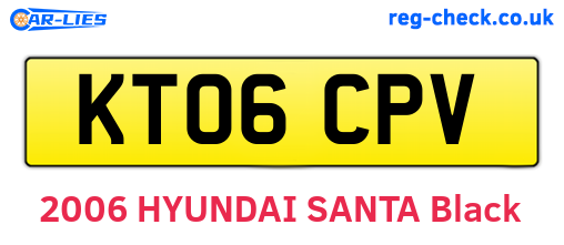 KT06CPV are the vehicle registration plates.