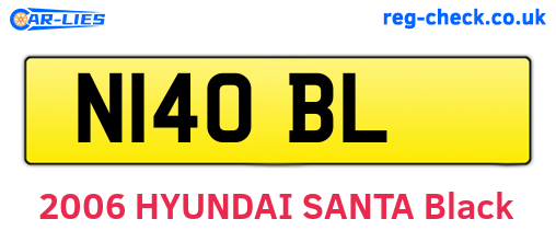 N14OBL are the vehicle registration plates.