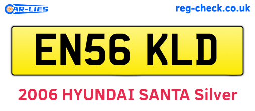 EN56KLD are the vehicle registration plates.