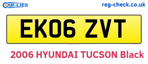 EK06ZVT are the vehicle registration plates.