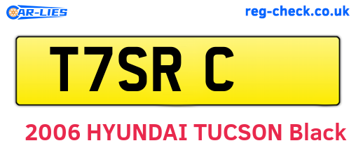T7SRC are the vehicle registration plates.