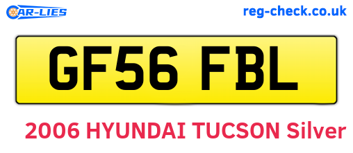 GF56FBL are the vehicle registration plates.