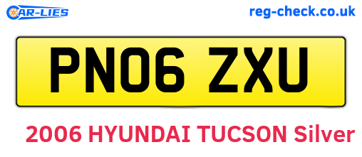PN06ZXU are the vehicle registration plates.