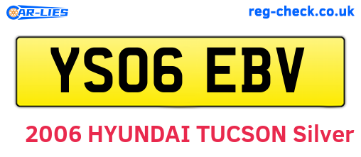 YS06EBV are the vehicle registration plates.