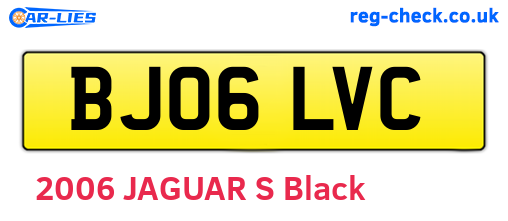 BJ06LVC are the vehicle registration plates.