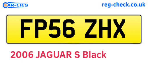 FP56ZHX are the vehicle registration plates.