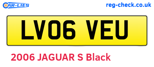 LV06VEU are the vehicle registration plates.