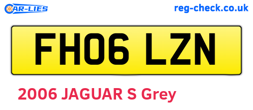 FH06LZN are the vehicle registration plates.