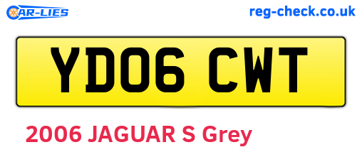 YD06CWT are the vehicle registration plates.