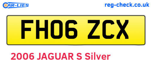 FH06ZCX are the vehicle registration plates.