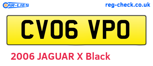 CV06VPO are the vehicle registration plates.