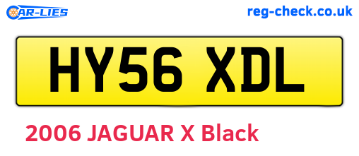 HY56XDL are the vehicle registration plates.