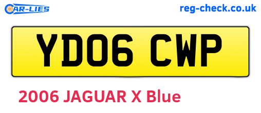 YD06CWP are the vehicle registration plates.