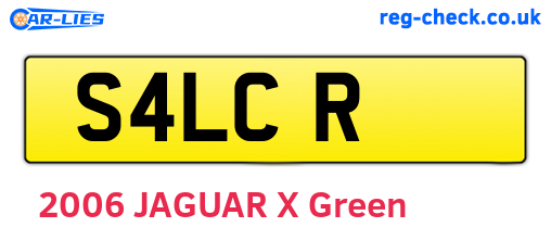 S4LCR are the vehicle registration plates.