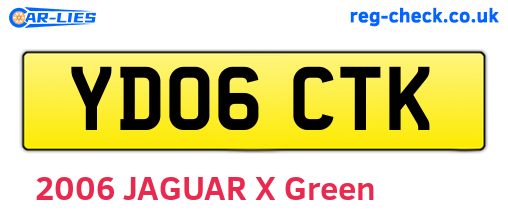 YD06CTK are the vehicle registration plates.
